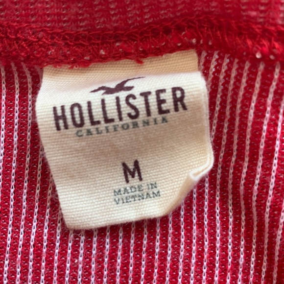 Hollister Ribbed Long-Sleeve Shirt - Picture 5 of 8
